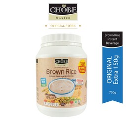 CHOBE MASTER Instant Brown Rice Drink - Original No Added Sugar (750g) with Extra 150g